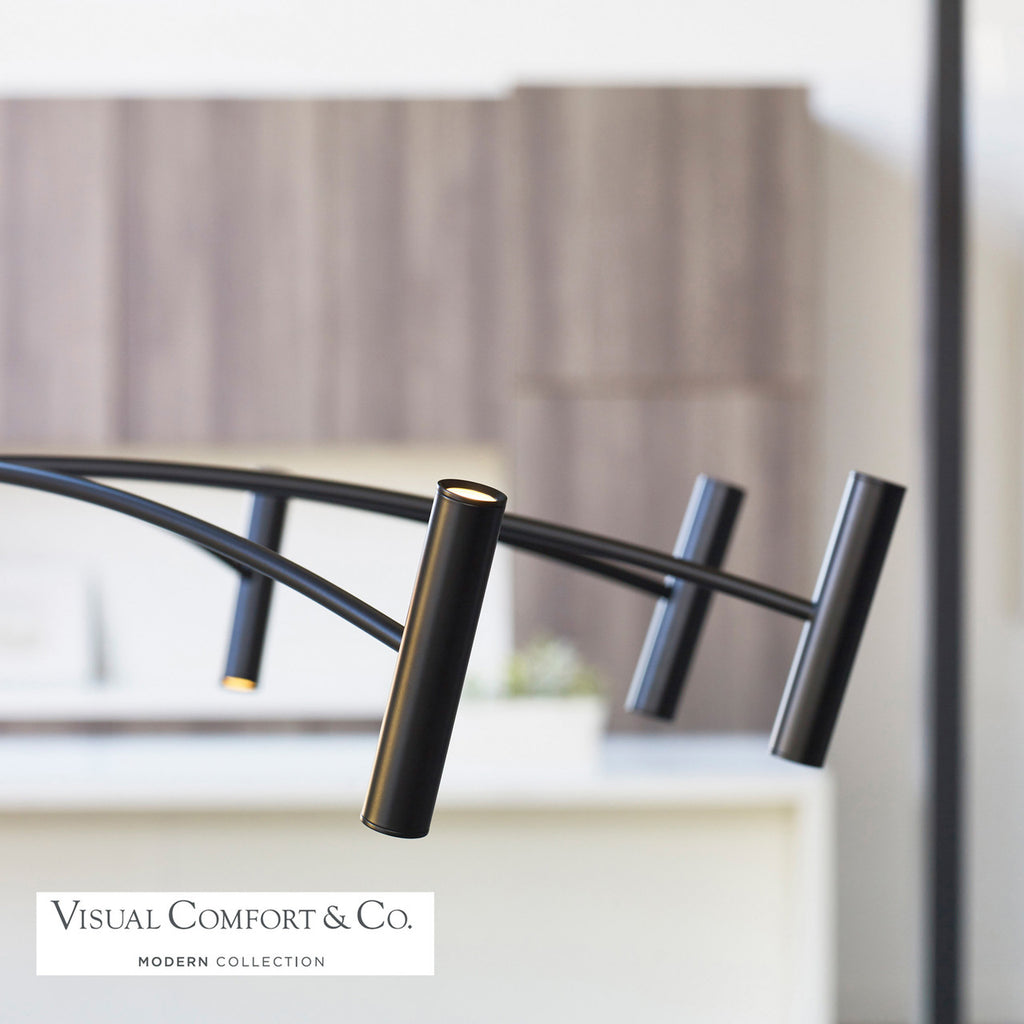 Aerial Chandelier, LED, Matte Black, 50"W (700ARL55B-LED930 70P9D5M)