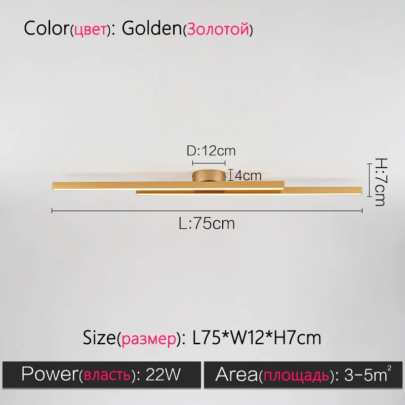 2023 Minimalist Nordic Ceiling Light for Living Room, Bedroom, Aisle & Balcony