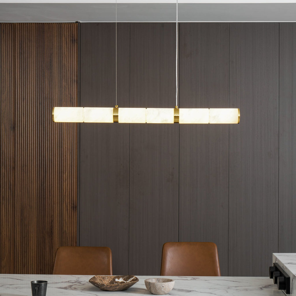 Alabaster Beam Pendant Light