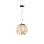Alabaster Ball Pendant Light