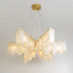 Alabaster Cascade Tiered Chandelier