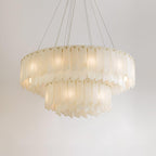 Alabaster Cascade Tiered Chandelier