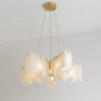 Alabaster Cascade Tiered Chandelier