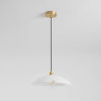Alabaster Dome Swag Pendant Lamp