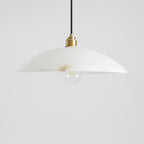 Alabaster Dome Pendant Lamp