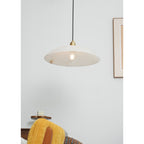 Alabaster Dome Swag Pendant Lamp