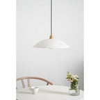 Alabaster Dome Swag Pendant Lamp