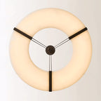 Alabaster Halo Pendant Light