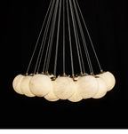Alabaster Balls Chandelier