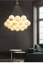Alabaster Balls Chandelier