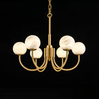 Aurelian Alabaster Globe Chandelier