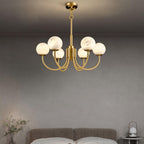 Aurelian Alabaster Globe Chandelier
