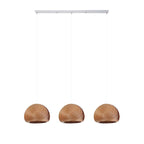 Aurora Whorl Wood Pendant Lamp