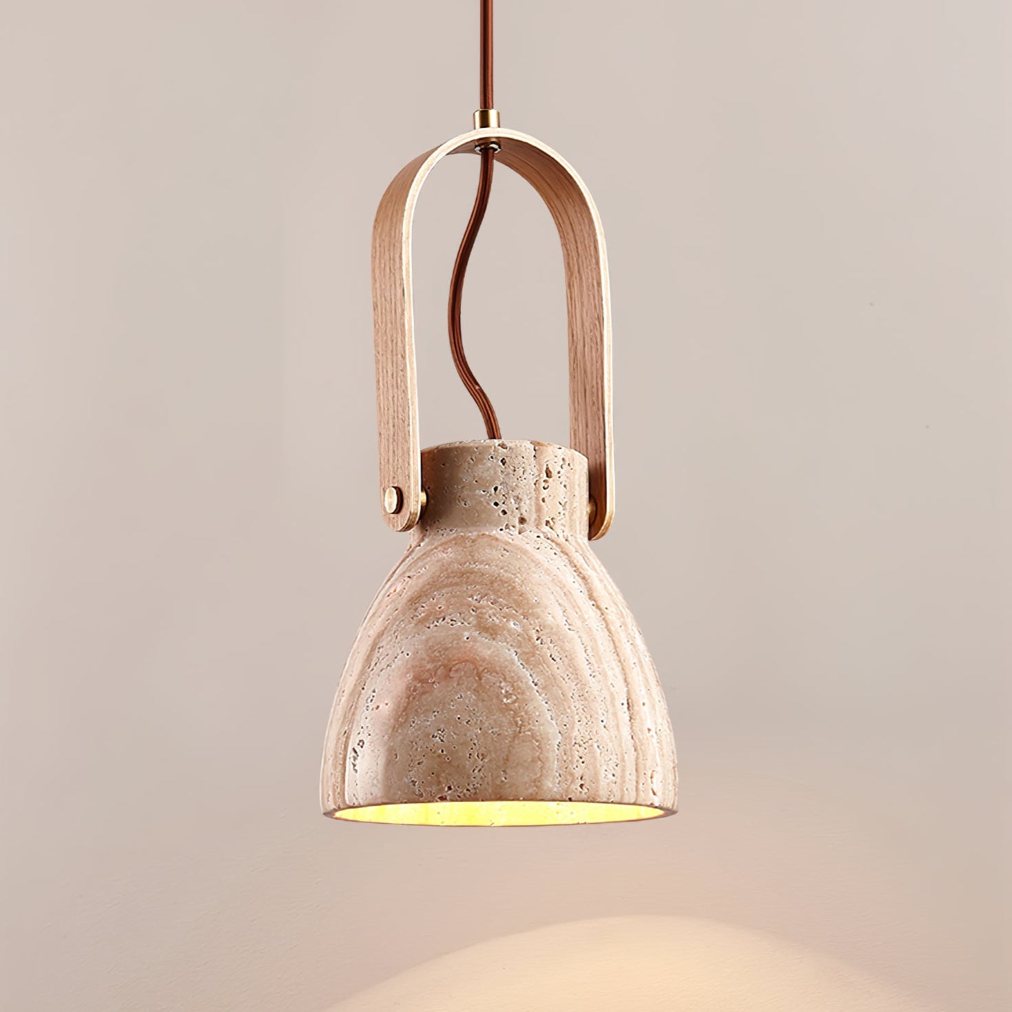 Aveline Travertine Pendant Light
