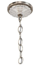 Bagatelle Chandelier, 11-Light, Antique Silver, Clear Heritage Crystal, 26.5"W (1248-48 13R6L)