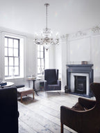 Bagatelle Chandelier, 11-Light, Antique Silver, Clear Heritage Crystal, 26.5"W (1248-48 13R6L)