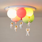 Frosted Balloon Combination Ceiling Lamp