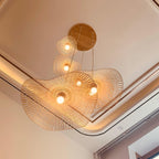 Bamboo Frame Pendant Lamp