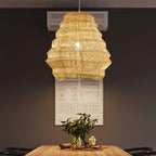 Bamboo Spiral Pendant Lamp