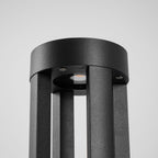 Black Cylindrical Garden Outdoor Light