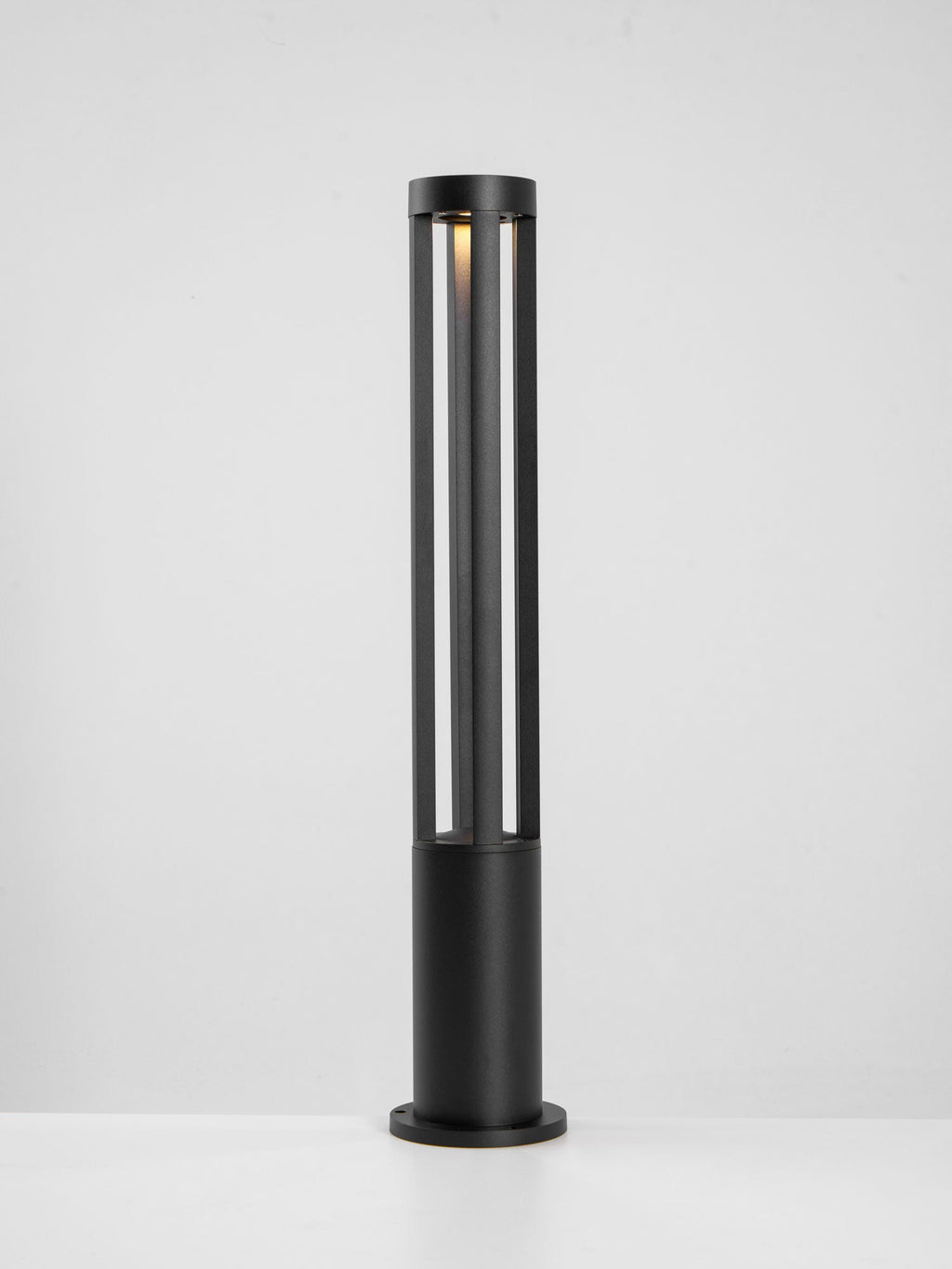 Black Cylindrical Garden Outdoor Light