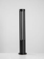 Black Cylindrical Garden Outdoor Light
