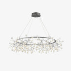Black Big O Firefly LED Chandelier