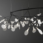 Black Big O Firefly LED Chandelier