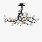 Black Copper Tree Chandelier
