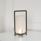 Steel Twilight Lantern Table Light
