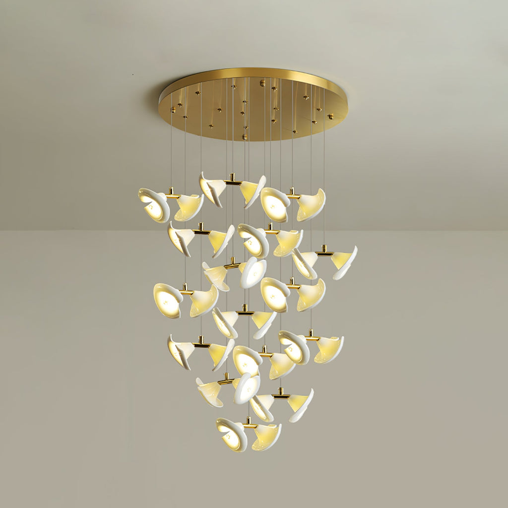 Blossom Double Horn Chandelier