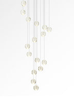 Crystal Bubbles Balls Pendant Lamp