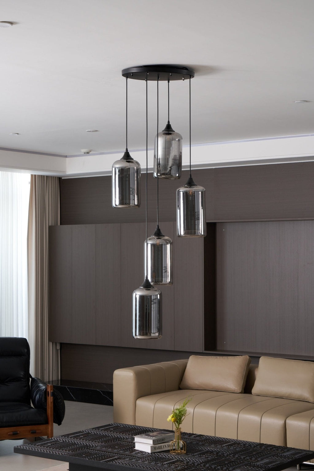Bottle Glass Pendant Light