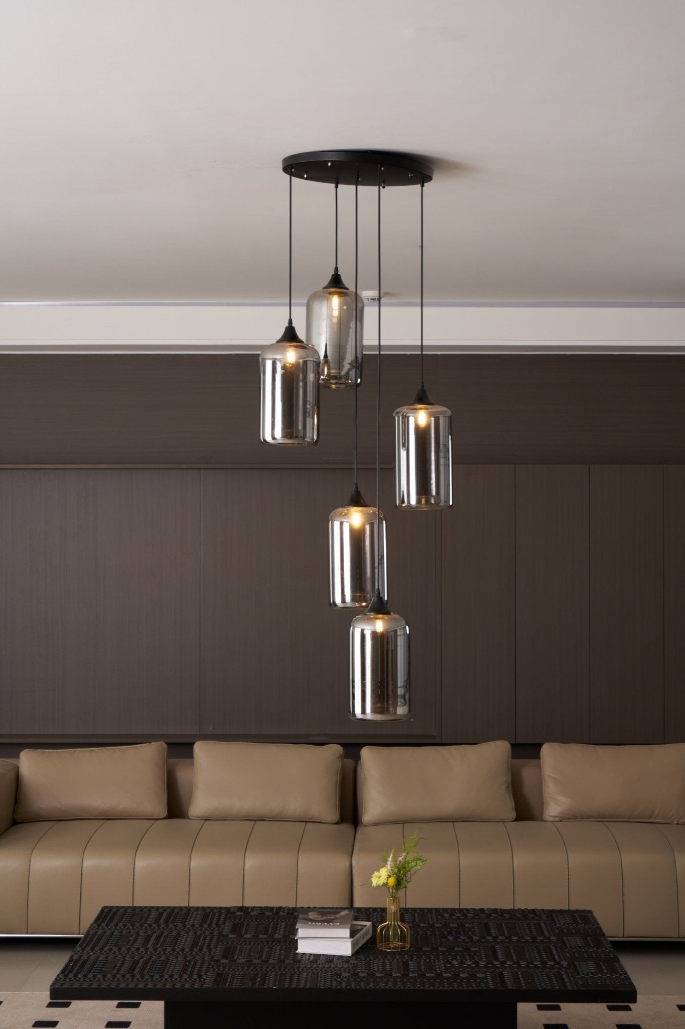 Bottle Glass Pendant Light