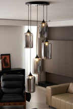 Bottle Glass Pendant Light