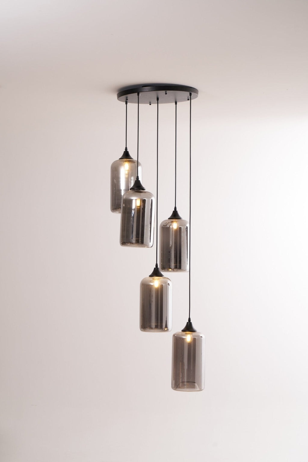 Bottle Glass Pendant Light