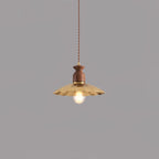Brass Crest Pendant Light