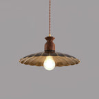 Brass Crest Pendant Light