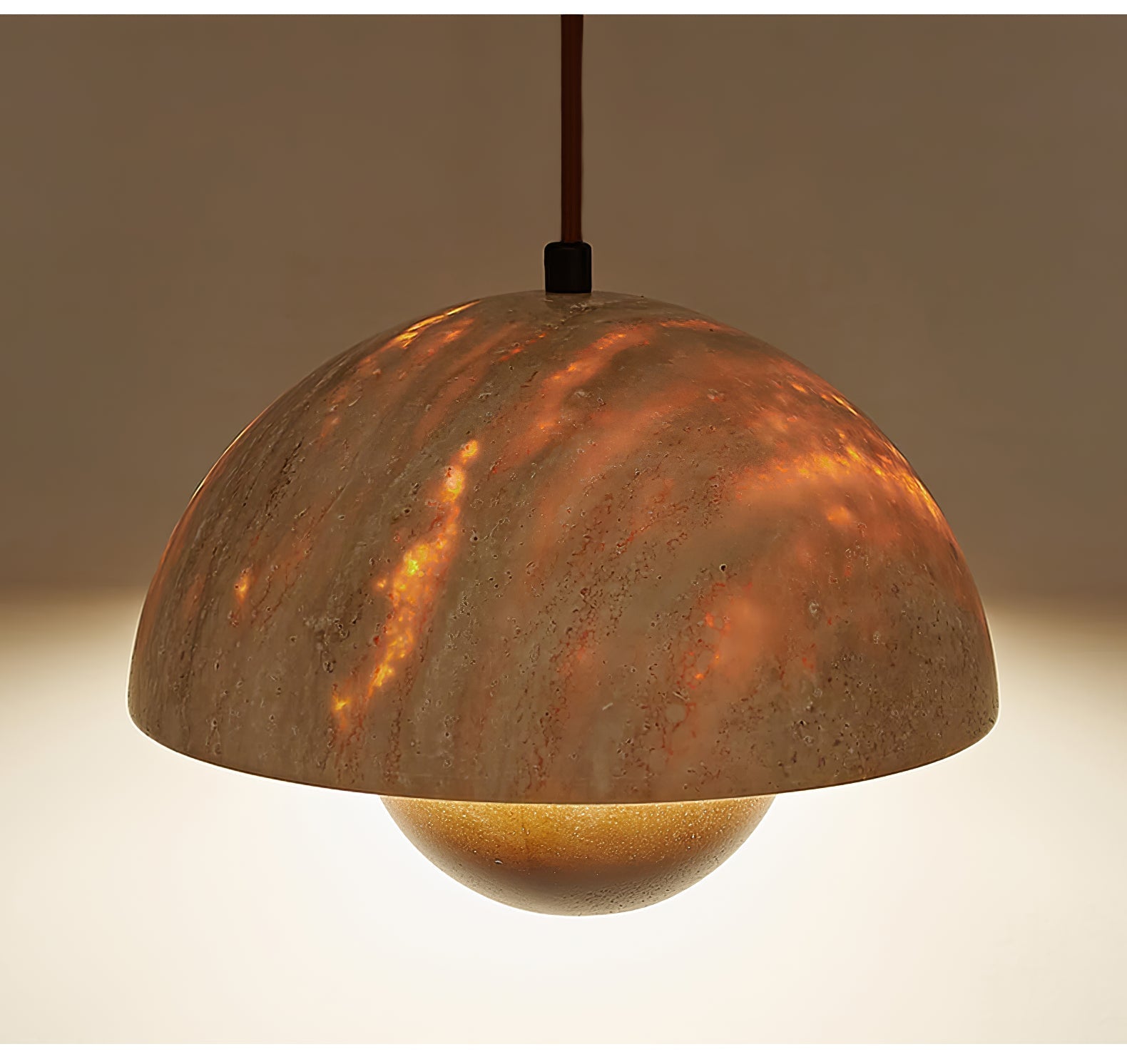 Bud Travertine Pendant Lamp