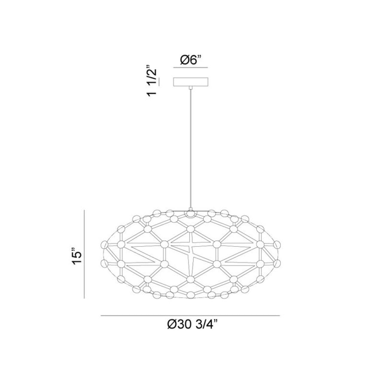 Coral LED Chandelier, LED, Gold, 31"W (C76330GL 305XP0N)