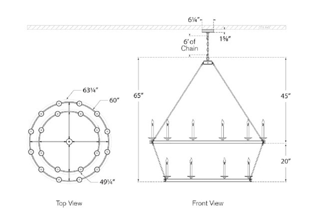 Launceton Chandelier