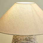 Callisto Ribbed Ceramic Table Lamp