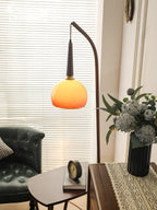 Cantilever Wood Accent Floor Lamp