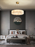 Celestial Alabaster Round Chandelier