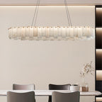 Celestial Alabaster Round Chandelier