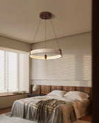 Celestial Orbit Travertine Chandelier