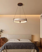 Celestial Orbit Travertine Chandelier