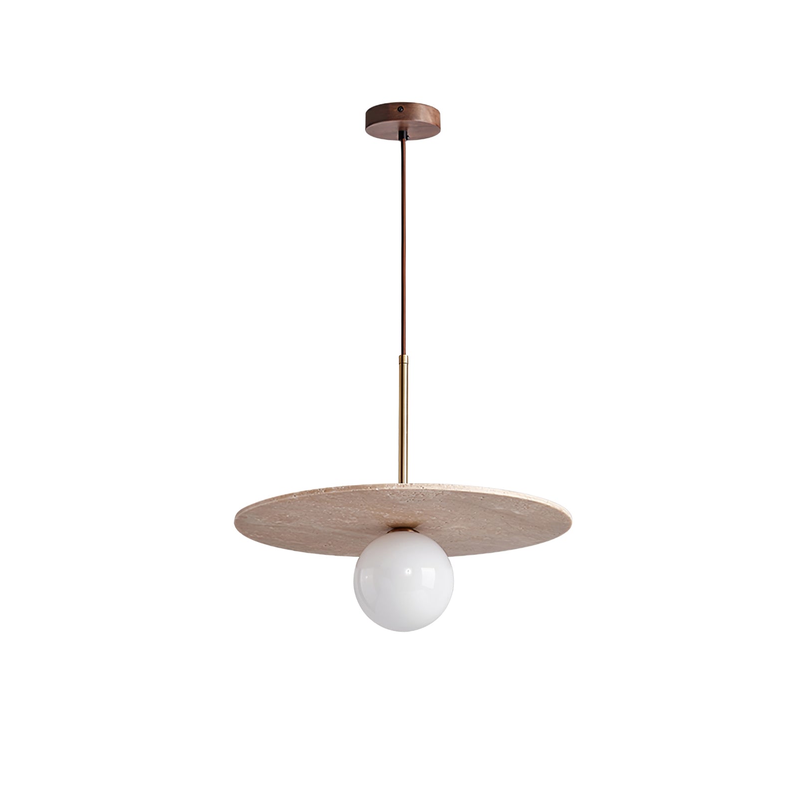 Celestial Travertine Pendant Light