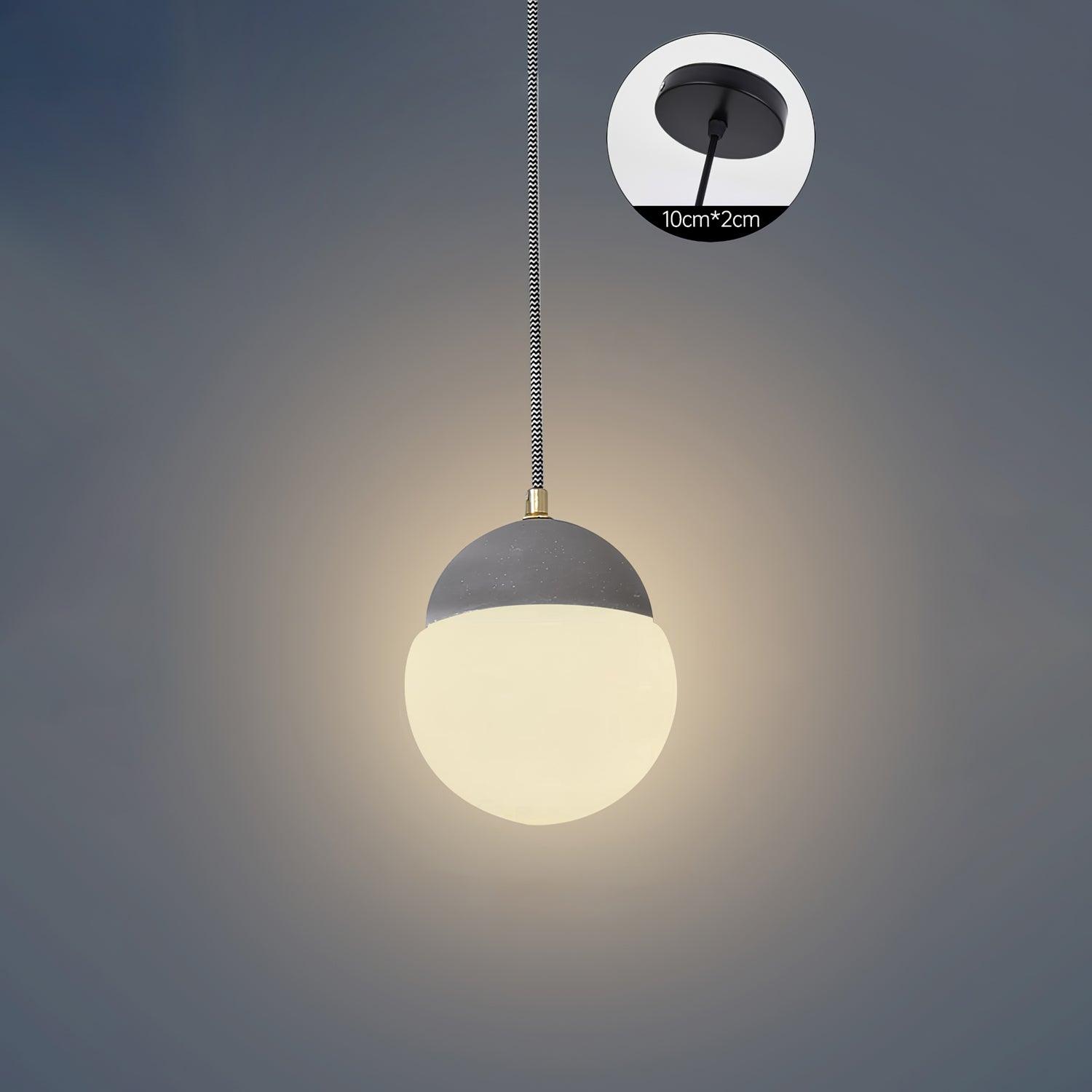 Cement Eclipse Pendant Lamp