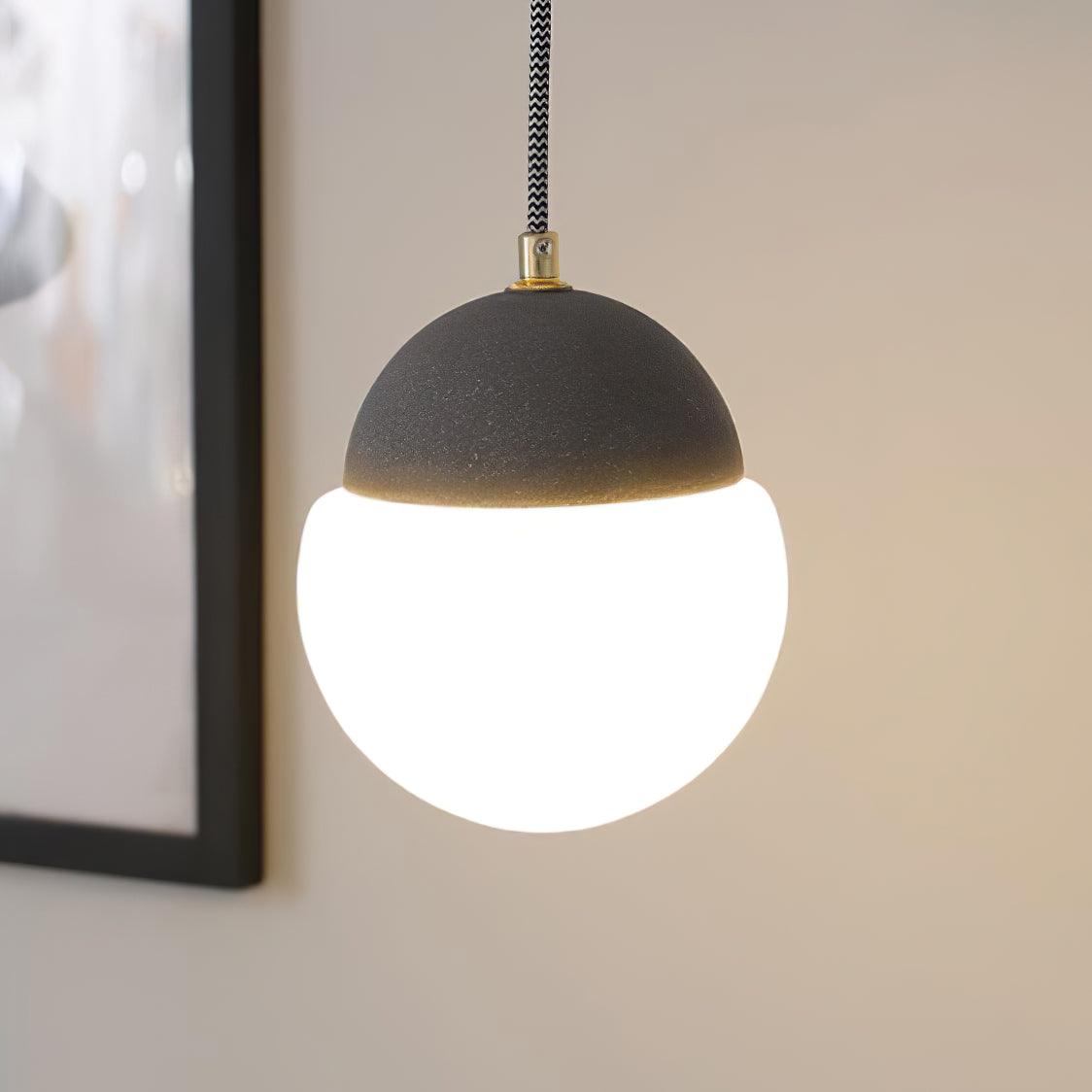Cement Eclipse Pendant Lamp